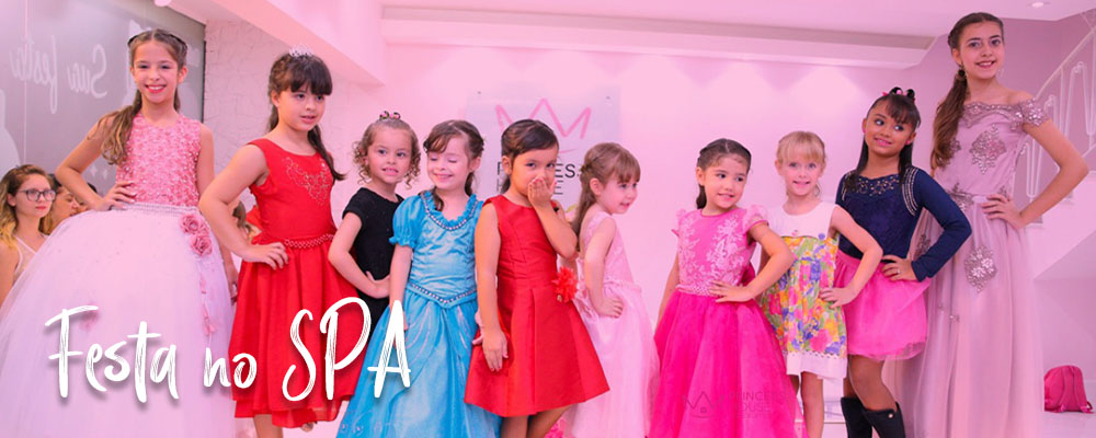 Convite festa SPA para meninas